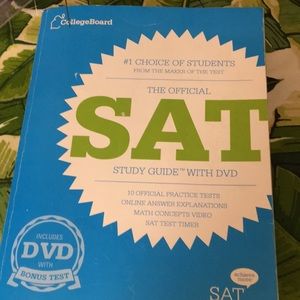 SAT study guide with DVD College Board